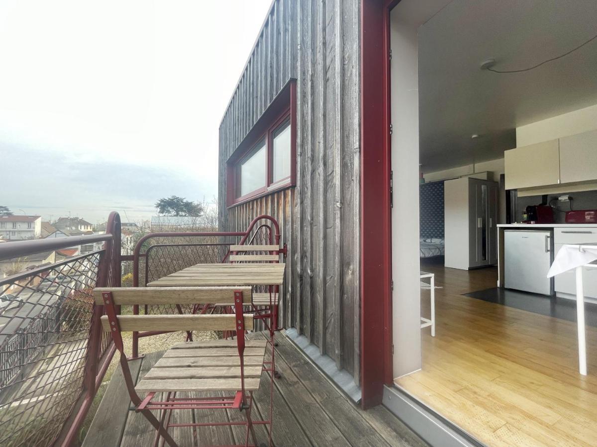 Le Balcon Rouge Daire Noisy-le-Sec Dış mekan fotoğraf